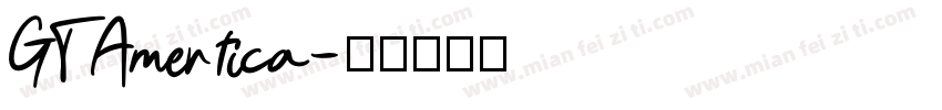 GT Amertica字体转换